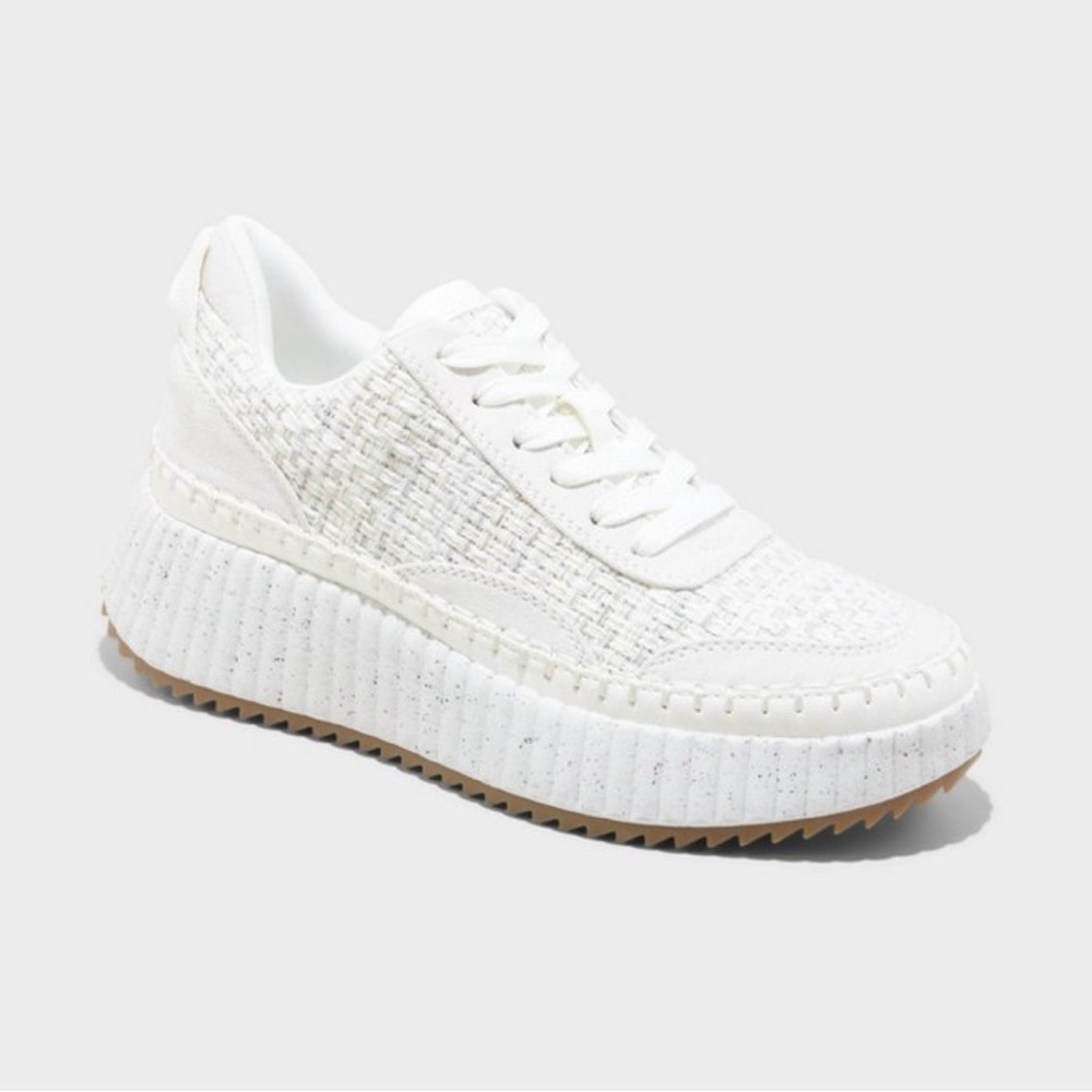 Universal Thread Women’s Persephone Sneakers with Memory Foam Insole Laceup 10